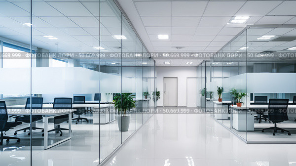 partitions office wall blank ai generated. Стоковое AI-изображение, AI-художник Vectorwin / Фотобанк Лори
