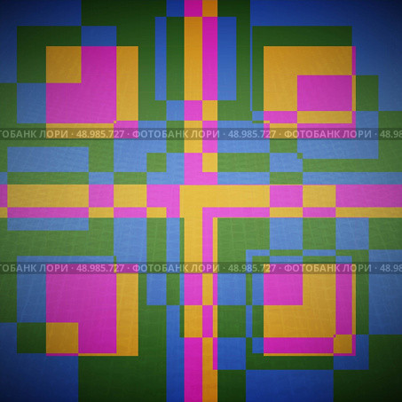 Pattern of geometric shapes. Стоковая иллюстрация, агентство Ingram Publishing / Фотобанк Лори