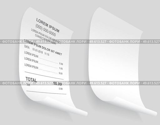 Payment check isometric 3d. Buying financial invoice bill purchasing calculate pay vector isolated. Receipt the seller forms at the online checkout for transfer to the buyer or client, paper piece. Payment check isometric. Buying financial invoice bill purchasing calculate pay vector isolated. Стоковая иллюстрация, агентство Ingram Publishing / Фотобанк Лори