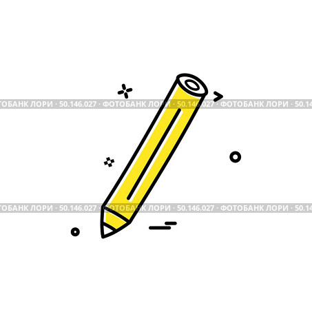 pencil pen icon vector design. Стоковая иллюстрация, агентство Ingram Publishing / Фотобанк Лори