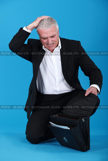 Perplexed man. Стоковое фото, агентство Ingram Publishing / Фотобанк Лори