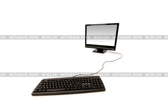 Personal computer isolated on the white background. Стоковое фото, агентство Ingram Publishing / Фотобанк Лори