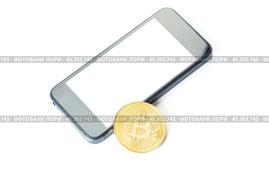 Photo Golden Bitcoin. Стоковое фото, фотограф Сергей Толмачёв / Фотобанк Лори