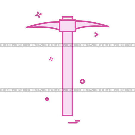 Pickaxe tool vector design. Стоковая иллюстрация, агентство Ingram Publishing / Фотобанк Лори