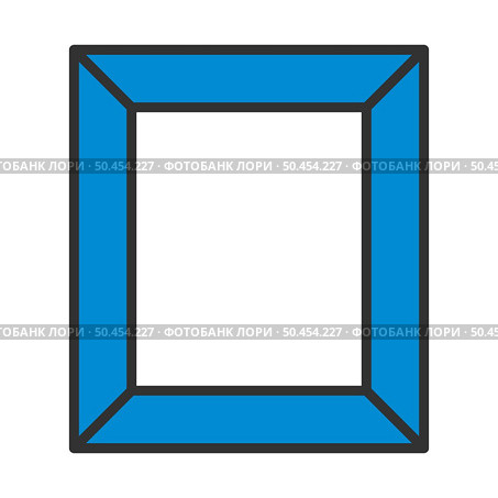Picture Frame Icon. Editable Bold Outline With Color Fill Design. Vector Illustration. Стоковая иллюстрация, агентство Ingram Publishing / Фотобанк Лори