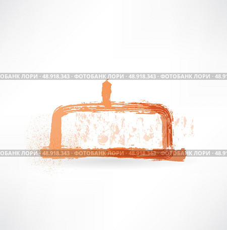 plate for storing butter icon. Стоковая иллюстрация, агентство Ingram Publishing / Фотобанк Лори