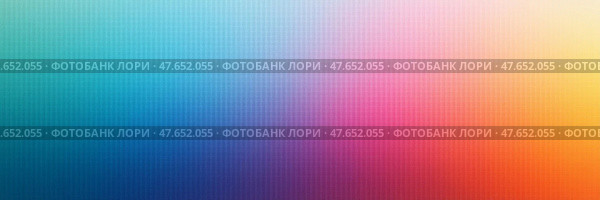 Плавный переход цветов: синий, розовый, оранжевый. Стоковое AI-изображение, AI-художник Андрей Бакусов / Фотобанк Лори