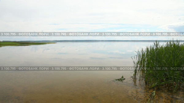 Плещеево озеро в летний день. Стоковое видео, видеограф Кирилл Трифонов / Фотобанк Лори