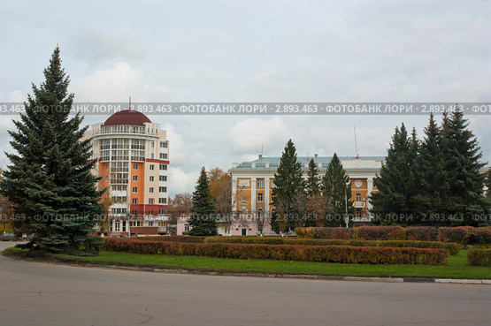 Площадь Мичурина. г.Рязань (2011 год). Стоковое фото, фотограф Владимир Макеев / Фотобанк Лори