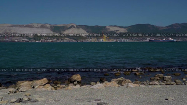 Побережье черного моря в Новороссийске (2020 год). Стоковое видео, видеограф Евгений Пархоменко / Фотобанк Лори
