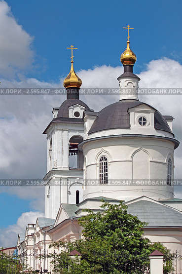 Подмосковье. Село Язвище. Церковь Троицы Живоначальной (2011 год). Стоковое фото, фотограф Сергей Соболев / Фотобанк Лори