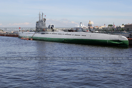 Подводная лодка С189 - музей. Санкт-Петербург (2016 год). Редакционное фото, фотограф Анна Зеленская / Фотобанк Лори