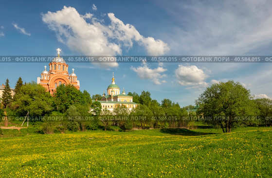 Покровский Хотьков монастырь, Хотьково, Московская область (2021 год). Стоковое фото, фотограф Олег Пученков / Фотобанк Лори