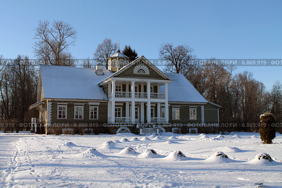 Помещичий дом в селе Петровском (2015 год). Редакционное фото, фотограф Олег Зоркий / Фотобанк Лори