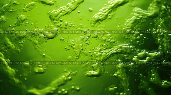 pond algae ai generated. Стоковое AI-изображение, AI-художник Vectorwin / Фотобанк Лори