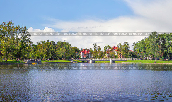Pond Upper. Kaliningrad, Russia (2017 год). Стоковое фото, фотограф Belikart / Фотобанк Лори