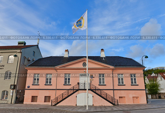 Портовый офис (Havnekontor, 1861 г.) г. Ставангера, Норвегия (2014 год). Стоковое фото, фотограф Иван Марчук / Фотобанк Лори
