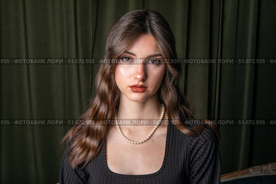 Portrait of a young beautiful girl. Стоковое фото, фотограф Андрей Аркуша / Фотобанк Лори