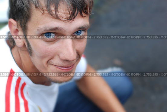 Портрет молодого парня. Стоковое фото, фотограф Столыпин Борис / Фотобанк Лори