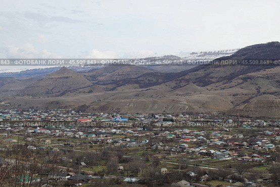 Посёлок Новый Карачай в Карачаевске (2024 год). Стоковое фото, фотограф Иван Дуплик / Фотобанк Лори