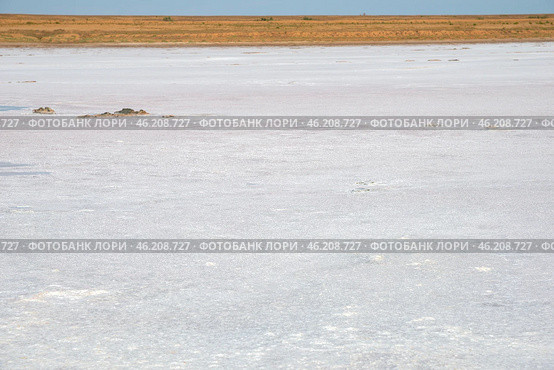 Поверхность соленого озера. Республика Калмыкия (2021 год). Стоковое фото, фотограф Анна Карасева / Фотобанк Лори