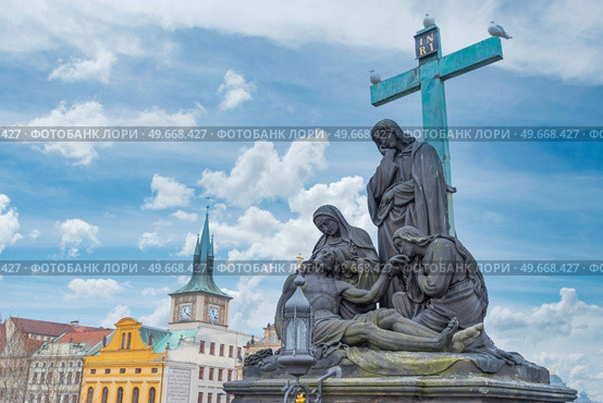 Prague - Charles bridge, Czech Republic. picturesque landscape. Стоковое фото, агентство Ingram Publishing / Фотобанк Лори