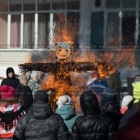 Проводы зимы (2018 год). Стоковое фото, фотограф Сергей Костарев / Фотобанк Лори