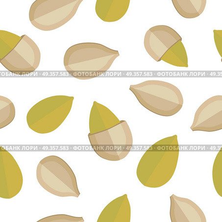 Pumpkin seeds seamless pattern vector in flat design. Traditional snack. Healthy food. Ornament for wallpapers, polygraphy, textiles, web page design, surface textures. Isolated on white background.. Pumpkin Seeds Seamless Pattern Vector in Flat Design.. Pumpkin Seeds Seamless Pattern Vector in Flat Design. Стоковая иллюстрация, агентство Ingram Publishing / Фотобанк Лори