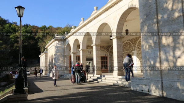 Пятигорск, Академическая (Елизаветинская) галерея (1853 г.) (2015 год). Редакционное видео, видеограф Валерий Шилов / Фотобанк Лори