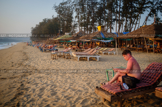 Querim Beach. North Goa. Пляж Керим (2017 год). Стоковое фото, фотограф Константин Смилга / Фотобанк Лори