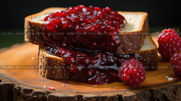 raspberry jam texture ai generated. Стоковое AI-изображение, AI-художник Vectorwin / Фотобанк Лори