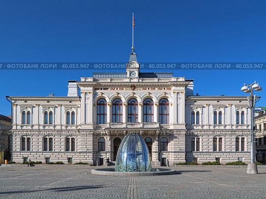 Ратуша Тампере, Финляндия (2015 год). Редакционное фото, фотограф Михаил Марковский / Фотобанк Лори