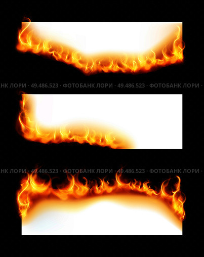 Realistic set of three white horizontal paper sheets with burning edges isolated on dark transparent background vector illustration. Стоковая иллюстрация, агентство Ingram Publishing / Фотобанк Лори