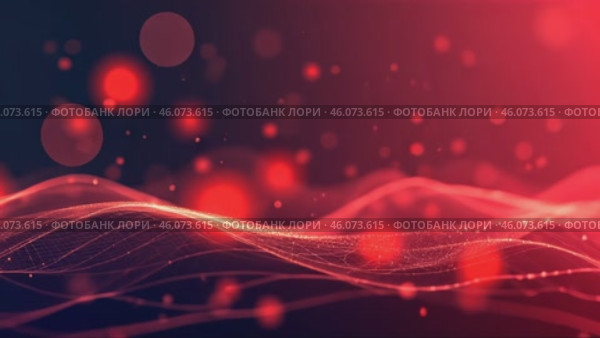 Red and black background with red dots scattered throughout. Стоковое AI-видео, аниматор Sergey Grishin / Фотобанк Лори