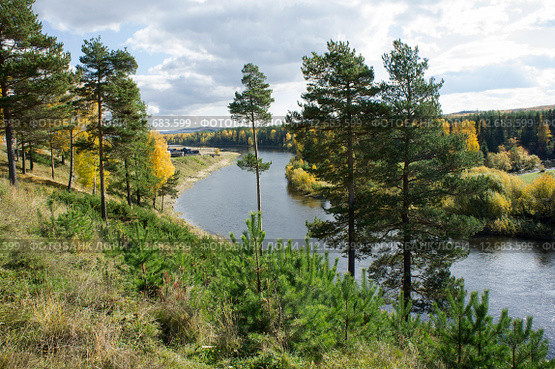 Река Сосьва. Стоковое фото, фотограф Андрей Казаков / Фотобанк Лори