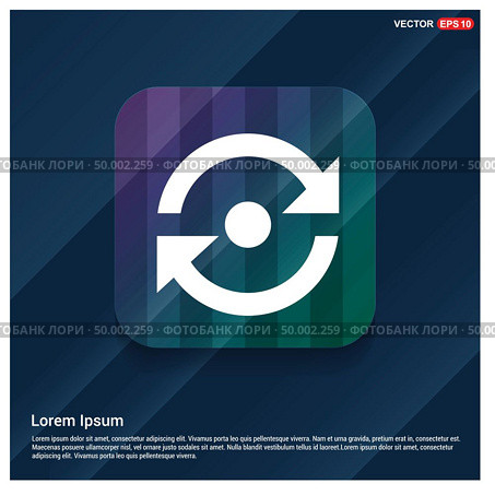 reload icon. Стоковая иллюстрация, агентство Ingram Publishing / Фотобанк Лори