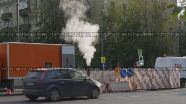 Ремонтные работы газовой службы. Редакционное видео, видеограф Семён Прудий / Фотобанк Лори