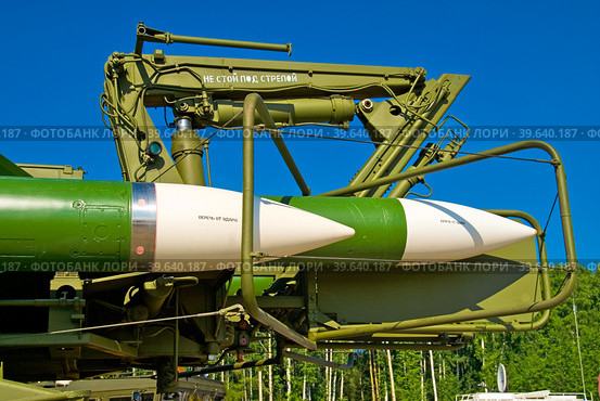 Rockets of Buk missile system (2008 год). Редакционное фото, фотограф Сергей Буторин / Фотобанк Лори