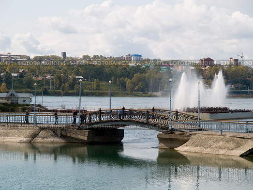 Россия, Иркутск. Река Ангара. Стоковое фото, фотограф Andrey M / Фотобанк Лори
