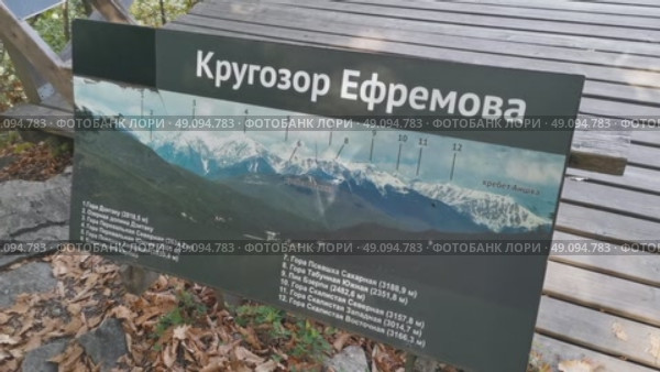 Россия, Краснодарский край, Адлеровский р-н, п. Красная Поляна. Сентябрь 2024. Кругозор Ефремова. Редакционное видео, видеограф Сергей Татаринцев / Фотобанк Лори