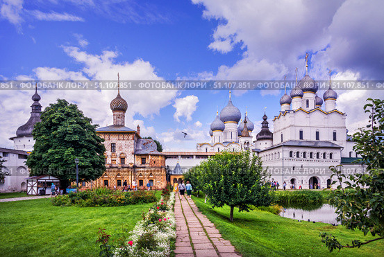 Ростовский Кремль, Ростов Великий, Ярославская область. Стоковое фото, фотограф Baturina Yuliya / Фотобанк Лори