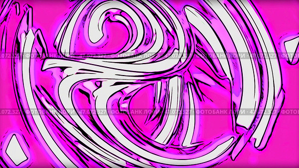 Rotating white rays with backlight on pink and green background made in animation. Стоковая иллюстрация, иллюстратор David Kashakhi / Фотобанк Лори