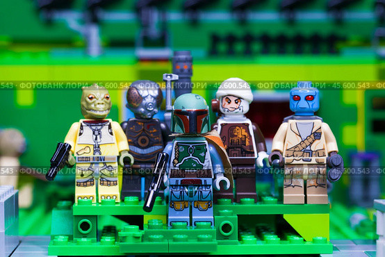 RUSSIAN, April 03, 2018. Constructor Lego Star Wars. Редакционное фото, фотограф Андрей Аркуша / Фотобанк Лори