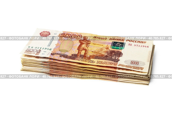 Russian banknotes. Стоковое фото, фотограф Винокуров Александр / Фотобанк Лори