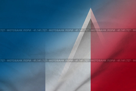 Saint Lucia and France state flag international negotiation FRA LCA. Стоковая иллюстрация, иллюстратор Кабак Дмитрий / Фотобанк Лори