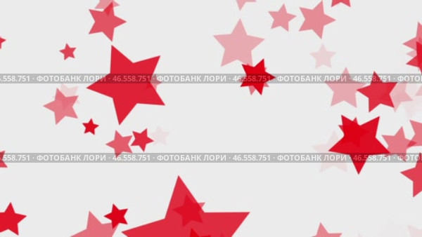 Салют красных звёзд на белом фоне, разлетающихся в разные стороны. Стоковая анимация, аниматор Vladislav_v / Фотобанк Лори