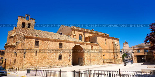 San Clemente village in Cuenca at Castile La Mancha by Saint James Way of levante. Стоковое фото, агентство Ingram Publishing / Фотобанк Лори