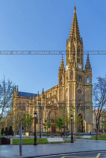 San Sebastian Cathedral, Spain (2018 год). Стоковое фото, фотограф Boris Breytman / Фотобанк Лори
