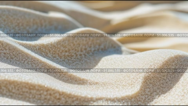 Sand patterns formed by wind in a desert location during bright daylight hours. Стоковое AI-видео, аниматор Сергей Толмачёв / Фотобанк Лори