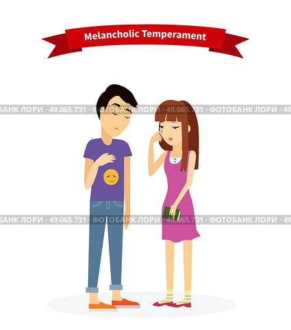 Sanguine temperament type people. Стоковая иллюстрация, агентство Ingram Publishing / Фотобанк Лори